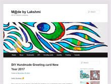 Tablet Screenshot of madebylakshmi.com